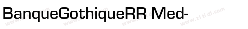 BanqueGothiqueRR Med字体转换